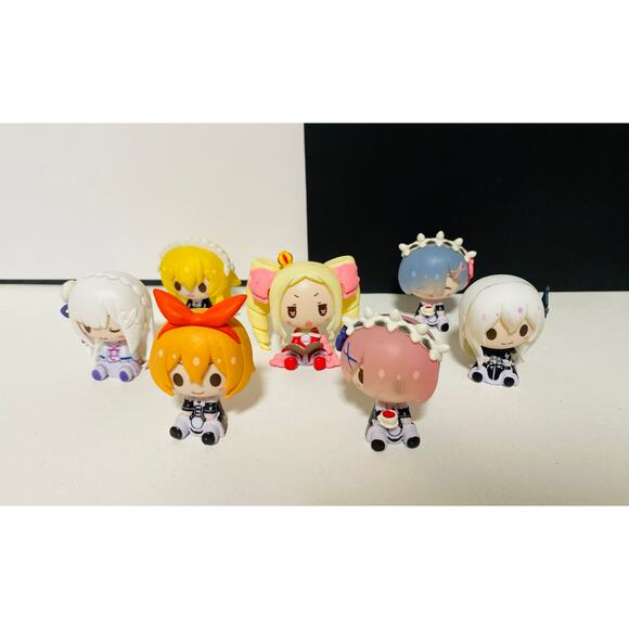 Re:Zero Starting Life In Another World Mini Chibi Figures Set - Picture 1 of 8